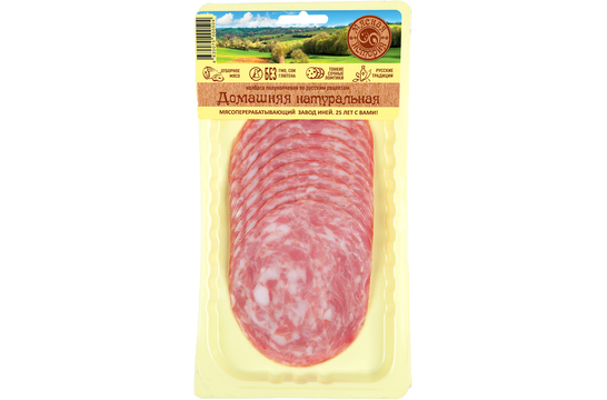 Колбаса Домашняя натуральная, полукопченая