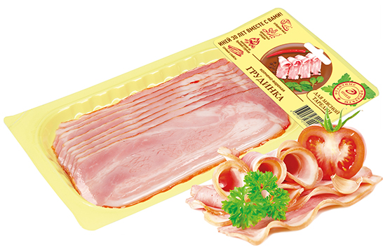 Грудинка копчено-вареная