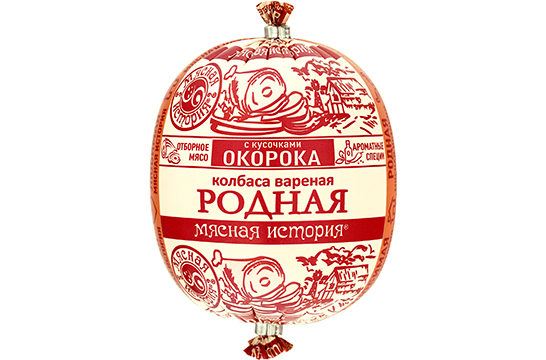 Колбаса Родная Мясная История, вареная