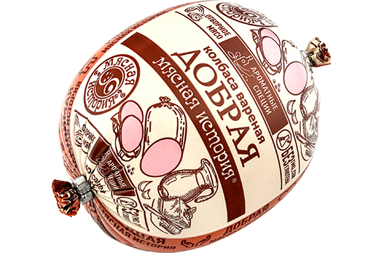 Колбаса Добрая Мясная История, вареная