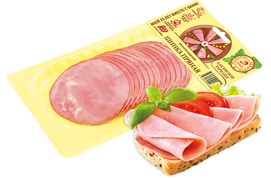 Шинка Пряная копчено-вареная