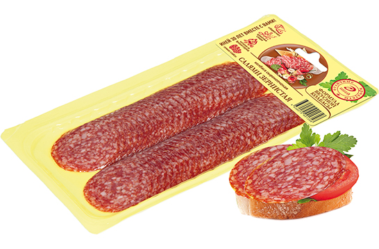 Колбаса Салями Зернистая, сырокопченая