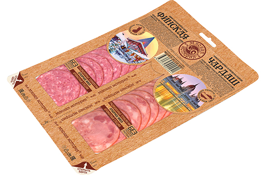 Колбасы Салями Финская варено-копченая/ Чардаш полукопченый, микс