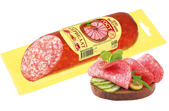 Колбаса Сервелат ГОСТ варено-копченая