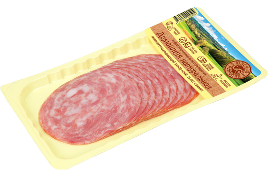 Колбаса Домашняя натуральная, полукопченая