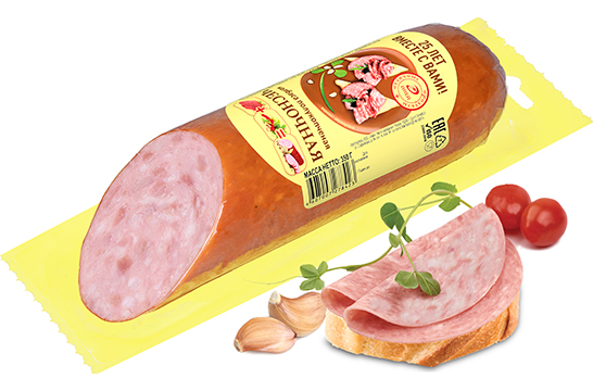 Колбаса Чесночная полукопченая