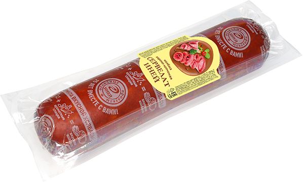 Колбаса Сервелат Иней варено-копченая