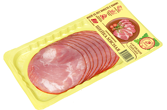 Шейка Мясная, копчено-вареная