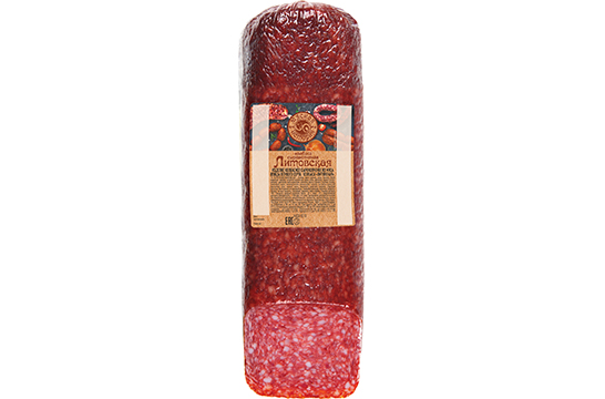 Колбаса Литовская, сырокопченая, прессованная