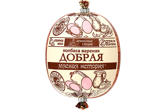 Колбаса Добрая Мясная История, вареная
