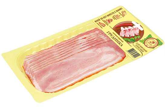 Грудинка копчено-вареная