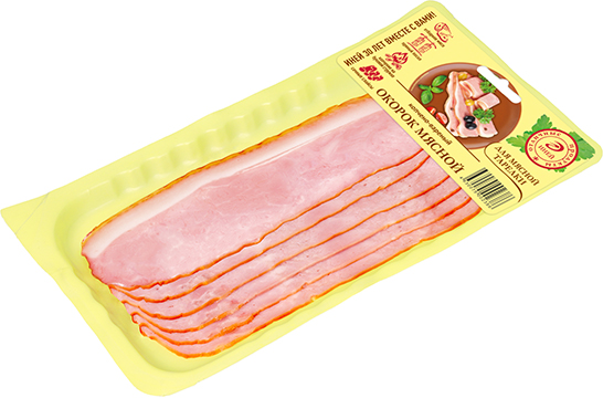 Окорок Мясной копчено-вареный