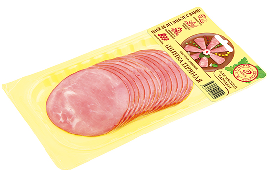 Шинка Пряная копчено-вареная