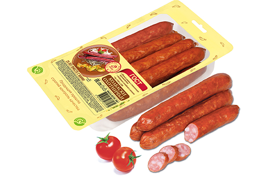 Колбаски Охотничьи ГОСТ полукопченые